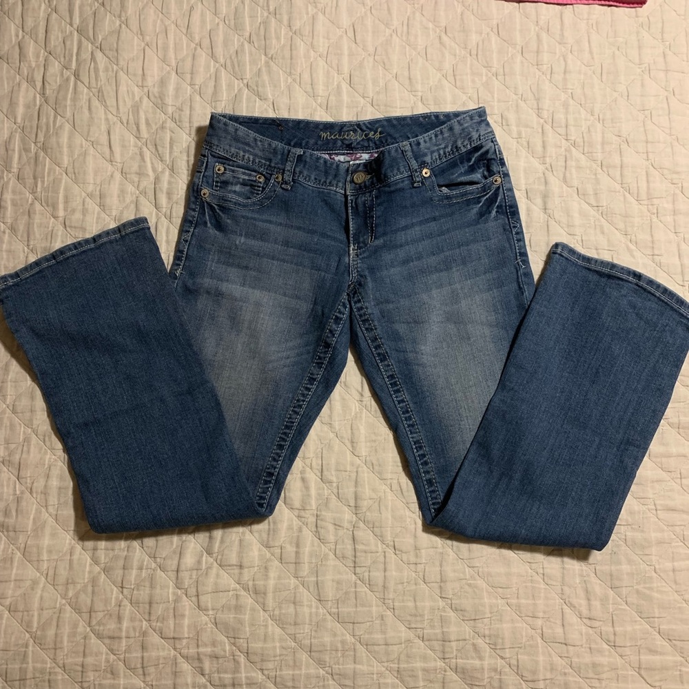 Maurice’s original low-rise blue jeans